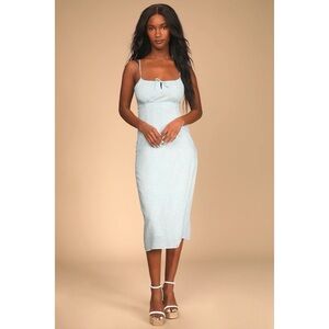 Lulus Poolside Paisley Midi Dress Size XS